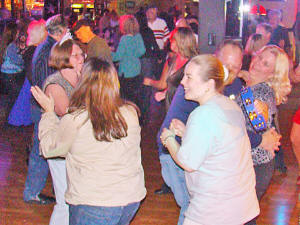 Dance floor at Oracle performance at Whispers Restaurant in Glen Burnie Md. Click for enlarged view