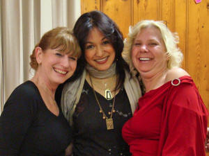 Friends Theresa & Joanne with Veronne at Legion Post 40 Valentine's Day Dance